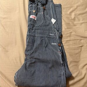 Striped Kids Overalls